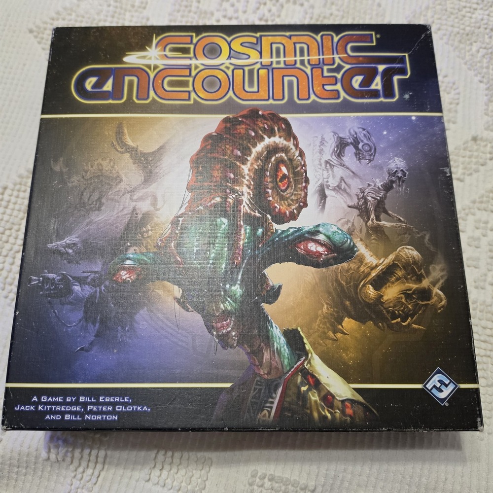 Cosmic Encounter Board Game 2008 Fantasy Flight Games COMPLETE Sci-Fi Strategy